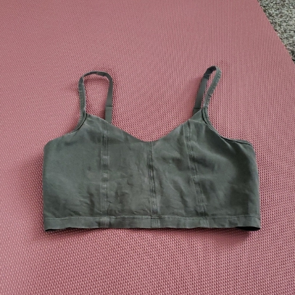 Aerie Offline OG Recharge Bralette Green